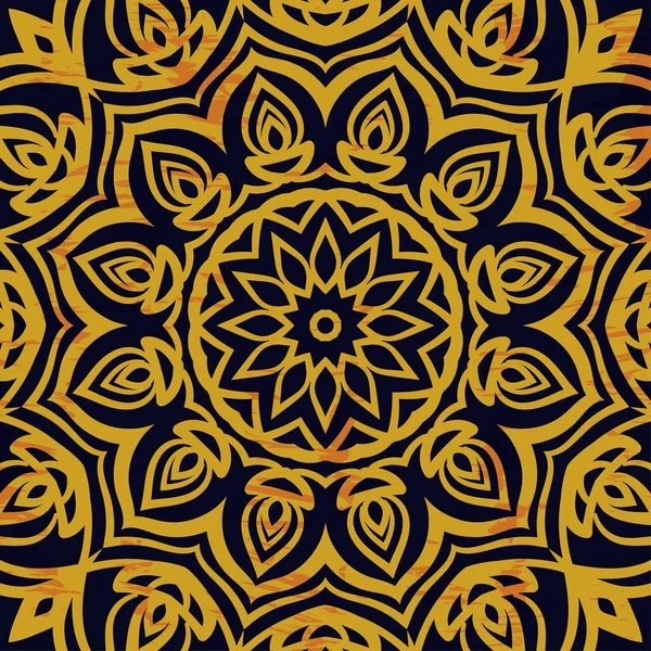 Alev ışığı egzotik vektör arkaplan tasarım elementine sahip etnik mandala