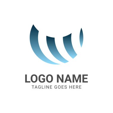 abstract growth corporate vector logo design element