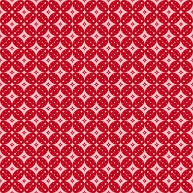 Yıldızpatlaması ve Noktasız Koyu Kırmızı desenli Hassas Pembe Işıklı