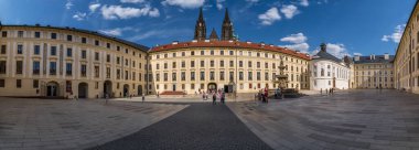 Prag Kalesinin İkinci Avlusunun Panoramik Manzarası