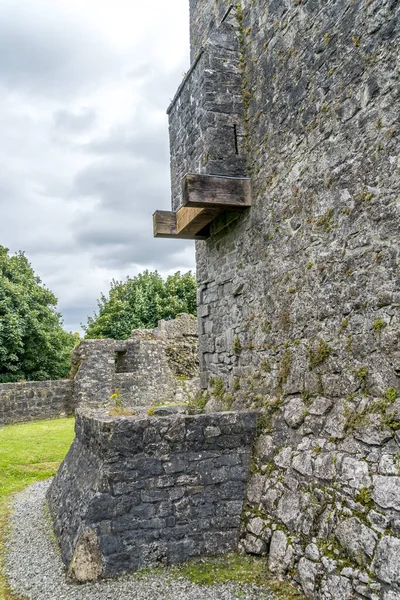 Projekcja Średniowiecznej Latryny Garderobe Zamku Athenry Irlandii — Zdjęcie stockowe