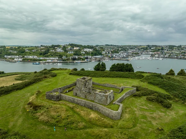 Widok Lotu Ptaka James Fort Kinsale Irlandia Xvi Wieczny Brytyjski — Zdjęcie stockowe