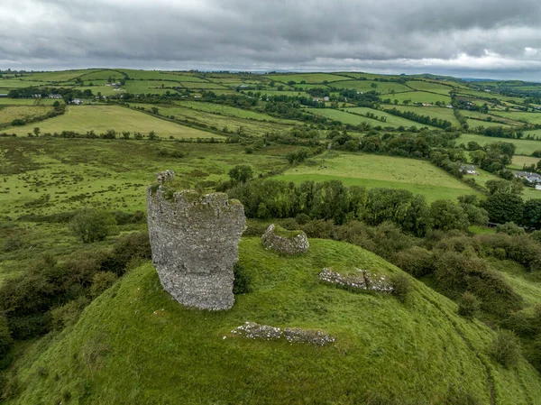 Ruiny Zamku Shanid Hrabstwie Limerick Ważne Anglo Normańskie Twierdze Roztrzaskana — Zdjęcie stockowe
