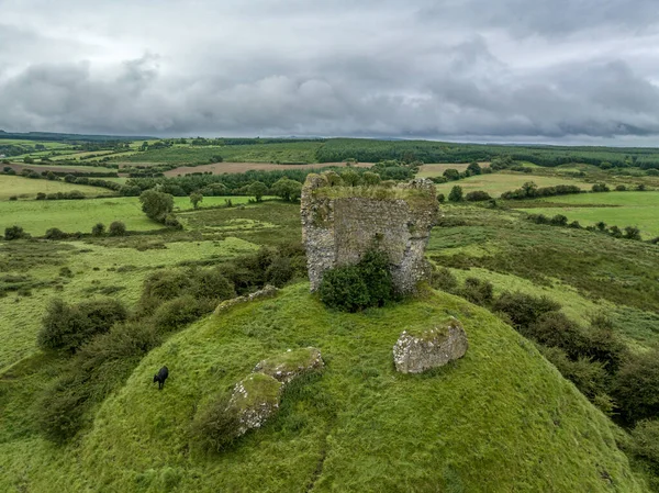 Ruiny Zamku Shanid Hrabstwie Limerick Ważne Anglo Normańskie Twierdze Roztrzaskana — Zdjęcie stockowe