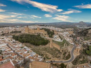 Antequera Mağribi kalesinin dikdörtgen kalesi, Endülüs İspanya şehir duvarları
