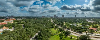 Houston Teksas 'taki Rice Üniversitesi, Fondren Kütüphanesi Anderson Salonu, Hoşgeldin Merkezi, Lovett Koleji, Hanszen Koleji