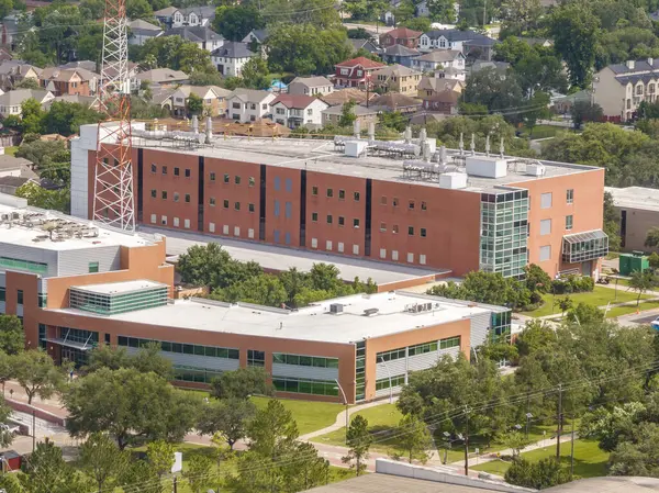 Texas Güney Üniversitesi tarihi siyahi yüksek öğrenim Spearman teknoloji binasının havadan görüşü
