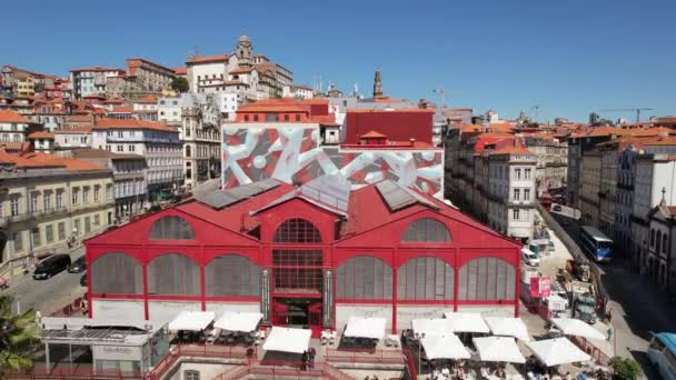 Oporto Portogallo Marzo 2023 Vista Aerea Dell Hard Club Uno — Video Stock