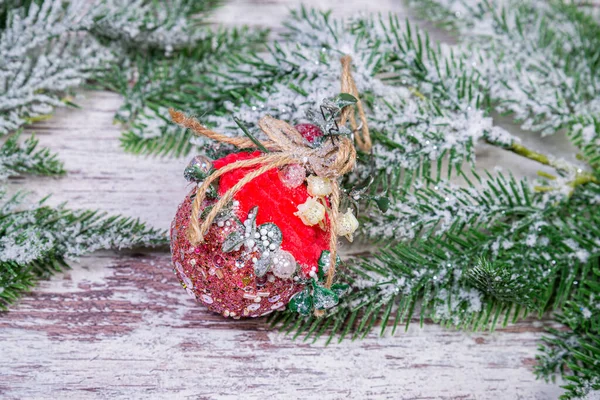 Creative Diy Craft Hobby Making Handmade Craft Christmas Ornaments Balls — Stock Photo, Image