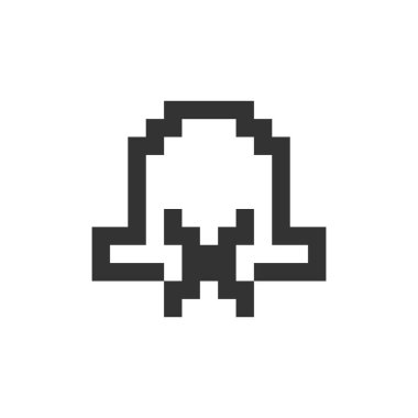 Sessiz bildirimler piksel ui simgesi. Kapatın. Ses ayarları ayarlanıyor. Düzenlenebilir 8bit grafik ögesi. Web, mobil uygulama için izole edilmiş vektör arayüzü resmi. Retro biçimi