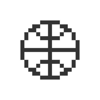 Dünya çapında pikselleştirilmiş ui simgesi. Küresel ekommerce. Yurtdışı pazarı. Çevrimiçi pazar yeri. Düzenlenebilir 8bit grafik ögesi. Web, mobil uygulama için izole edilmiş vektör arayüzü resmi. Retro biçimi