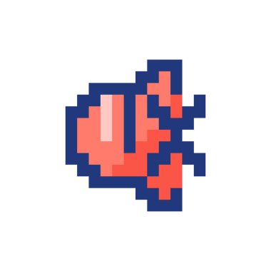 Ses pikselli RGB renk ui simgesini kapat. Sessiz mod. Sessiz ol. Alarm seçeneği. Basit doldurulmuş 8bit grafik ögesi. Oyun salonu için geçmişe dönük tasarım, video oyunu sanatı. Düzenlenebilir vektör izole edildi