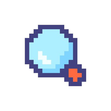 Sahada RGB renk ui simgesini görüntüle. Navigasyon menüsü. E-ticaret sitesi. Basit doldurulmuş 8bit grafik ögesi. Oyun salonu için geçmişe dönük tasarım, video oyunu sanatı. Düzenlenebilir vektör izole edildi