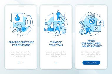 Mobil uygulama ekranında haber mavisi hakkında stres yapmayı bırak. Doğrusal kavramlarla birlikte düzenlenebilir grafik yönergelerini gezdir. UI, UX, GUI şablonu. Kullanılan sayısız Pro-Kalın, Düzenli yazı tipleri