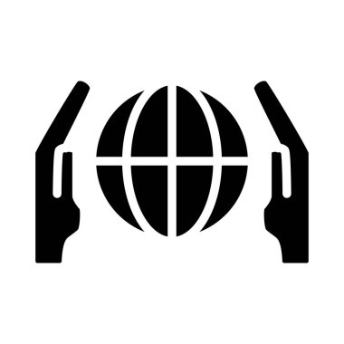 Ağ iletişimi siyah simge simgesi. Uluslararası bağlantı. Telekomünikasyon servisi. Evrensel temas. - İnternet. Beyaz uzayda siluet sembolü. Piktogram sağlammış. Vektör izole illüstrasyonu