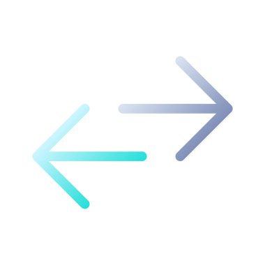 Dil değişimi düz gradyan iki renkli ui simgesi. Çevirmen özelliği. Dijital sözlük düğmesi. Basit bir piktogram. Arayüz, mobil uygulama için UX tasarımı. Vektör izole edilmiş RGB illüstrasyonu