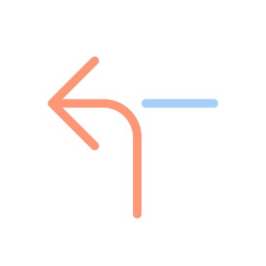 Sol yatay hizalama işareti düz renk ui simgesi. Hedefe ulaşılıyor. Araba sürüyorum. Oku yönlendir. Mobil uygulama için basit doldurulmuş öge. Renkli, sağlam bir resim. Vektör izole edilmiş RGB illüstrasyonu