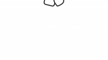 Animasyon ilaç lineer ikonu. Uyuşturucu deposu programı var. Eczanelerden tıbbi bağış. Şeffaf arkaplanda alfa kanalı olan kusursuz HD video. Taslak hareketli grafik canlandırması