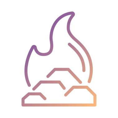 Fosil yakıt pikseli mükemmel gradyan vektör ikonu. Isınmak için kullanılan hidrokarbon maddesi. Güç motorlarının yakıtı. İnce çizgi renk sembolü. Modern tarz pictogram. Vektör izole çizimi