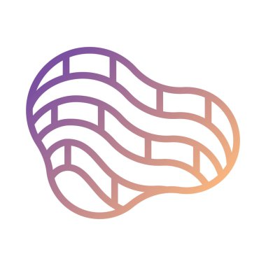 Taş ocağı pikseli mükemmel gradyan vektör ikonu. Benimkini aç. Dünya yüzeyinden çıkarılan madencilik tipi. Kömür kaynağı. İnce çizgi renk sembolü. Modern tarz pictogram. Vektör izole çizimi