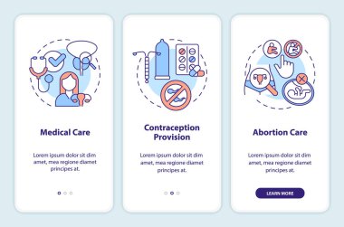 Mobil uygulama ekranında cinsel ve üreme sağlığı unsurları var. Doğrusal kavramlarla birlikte düzenlenebilir grafik yönergelerini gezdir. UI, UX, GUI şablonu. Kullanılan sayısız Pro-Kalın, Düzenli yazı tipleri