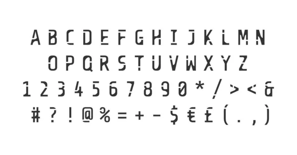 Czarny Pogrubiony Zaokrąglony Zestaw Alfabetu Wektorowa Typografia Dekoracyjna Dekoracyjny Styl — Wektor stockowy