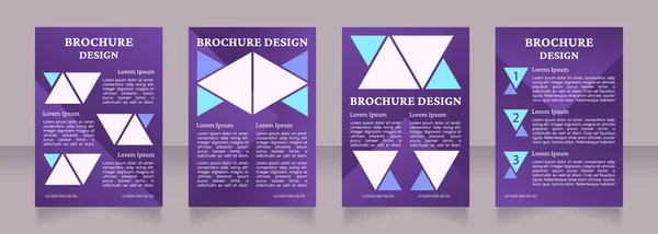 Reiseführer Service Promo Blanke Broschüre Layout Design Vertikale Plakatvorlage Mit — Stockvektor