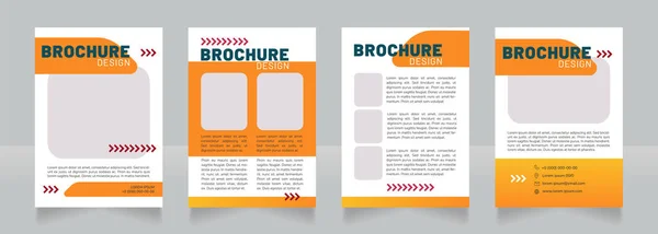 Alternative Fuels Blank Brochure Design Template Set Copy Space Text — стоковий вектор