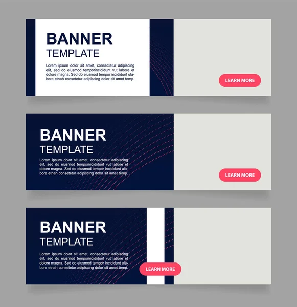 Virtual Networks Building Web Banner Design Template Vector Flyer Text — Wektor stockowy