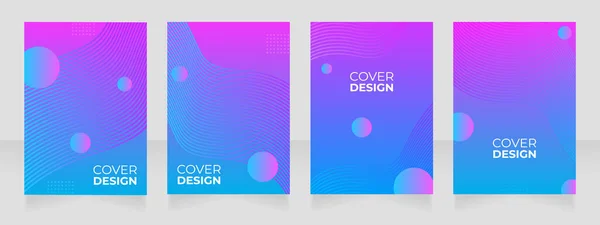 Design Studio Promo Portfolio Leere Broschüre Layout Design Vertikale Plakatvorlage — Stockvektor
