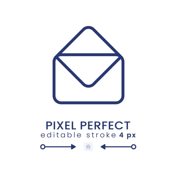 Email Linear Desktop Icon Message Receiving Online Communication Digital Service — Stock Vector