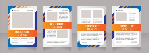 Deviezen Wisselen Dienst Blanco Brochure Lay Out Ontwerp Verticale Poster — Stockvector