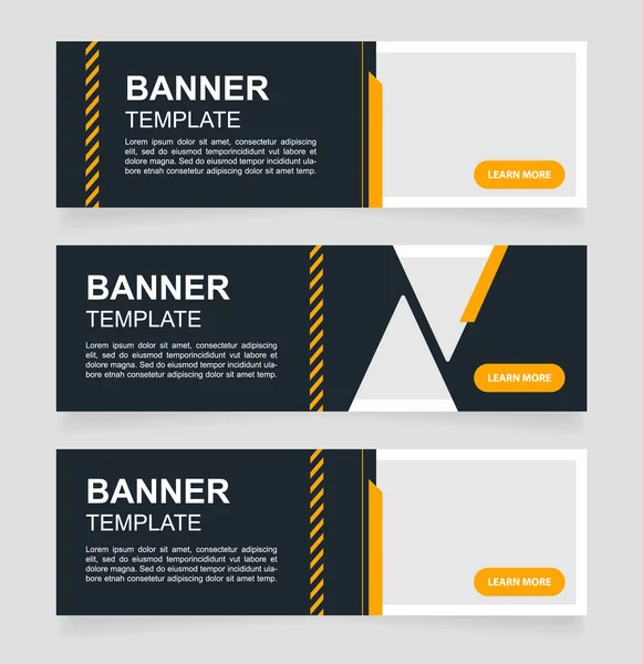 Automotive Marketing Web Banner Design Template Car Dealership Vector Flyer — Image vectorielle