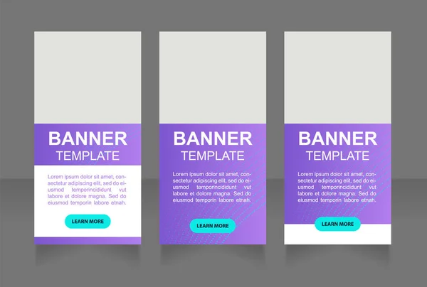 Innovations Cosmetological Industry Web Banner Design Template Vector Flyer Text — Vetor de Stock