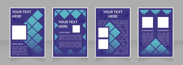 Developing New Innovations Blank Brochure Layout Design Entrepreneurship Vertical Poster — Stock Vector
