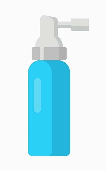 Throat Spray Medication Vector Design Element Abstract Customizable Symbol Infographic — Stock vektor