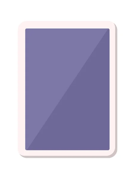 Tablet Touchscreen Vector Design Element Abstract Customizable Symbol Infographic Blank — Stockvektor