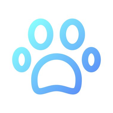 Evcil hayvan dostu piksel mükemmel gradyan ui simgesi. Halka açık yer izni. Otel servisi. Satır rengi kullanıcı arayüzü sembolü. Modern tarz pictogram. Vektör izole edilmiş taslak çizimi