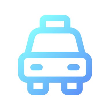 Piksel aktarımı mükemmel gradyan ui simgesi. Otel tarafından sağlanan ulaşım hizmeti. Satır rengi kullanıcı arayüzü sembolü. Modern tarz pictogram. Vektör izole edilmiş taslak çizimi