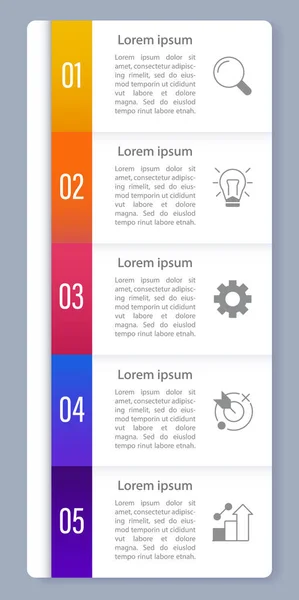 Business Strategy Infographic Chart Design Template Editable Infochart Icons Instructional —  Vetores de Stock