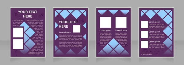 Unternehmen Produktförderung Leere Broschüre Layout Design Marketingziel Vertikale Plakatvorlage Mit — Stockvektor