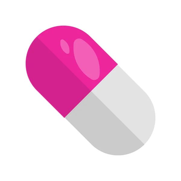 Capsule Form Medication Vector Design Element Abstract Customizable Symbol Infographic — Stockový vektor