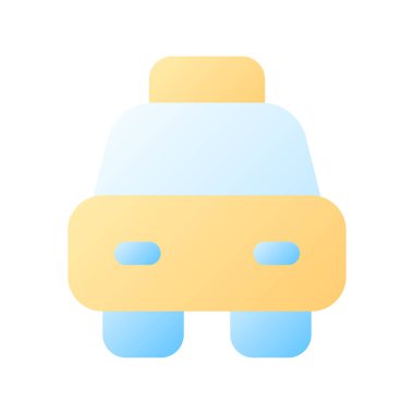 Piksel mükemmel düz gradyan renk ui simgesini aktar. Otel tarafından sağlanan ulaşım hizmeti. Basit bir piktogram. Arayüz, mobil uygulama için UX tasarımı. Vektör izole edilmiş RGB illüstrasyonu