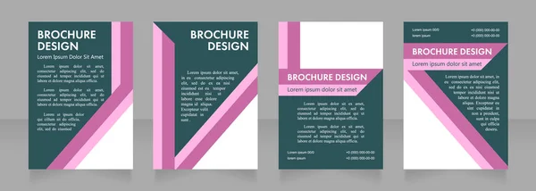 Academische Conferentie Presentatie Blanco Brochure Lay Out Ontwerp Verticale Poster — Stockvector