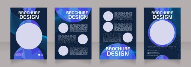 Boş broşür dizaynını araştırıyoruz. Doğa bilimi. Metin için kopyalama alanı ile şablon ayarlandı. Önceden hazırlanmış şirket raporları koleksiyonu. Düzenlenebilir 4 sayfa. Kullanılan KoHo Düzenli yazı tipi