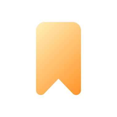 Yer imi pikseli mükemmel düz gradyan renk ui simgesi. Seçili içerik etiketi. Web sayfası ögesi. Basit bir piktogram. Arayüz, mobil uygulama için UX tasarımı. Vektör izole edilmiş RGB illüstrasyonu