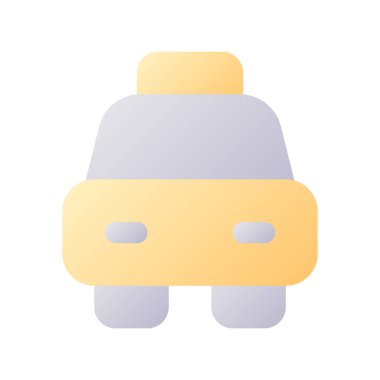 Piksel mükemmel düz gradyan iki renkli ui simgesini transfer et. Ulaşım otel tarafından sağlandı. Basit bir piktogram. Arayüz, mobil uygulama için UX tasarımı. Vektör izole edilmiş RGB illüstrasyonu