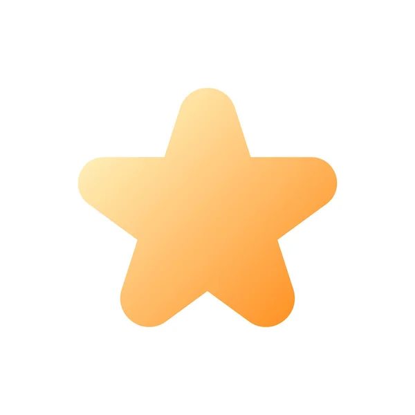 Estrella Píxel Perfecto Gradiente Plano Color Icono Elige Los Productos — Archivo Imágenes Vectoriales