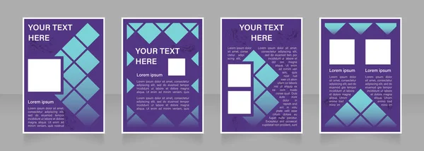 Business Blanko Broschüre Layout Design Professioneller Service Vertikale Plakatvorlage Mit — Stockvektor