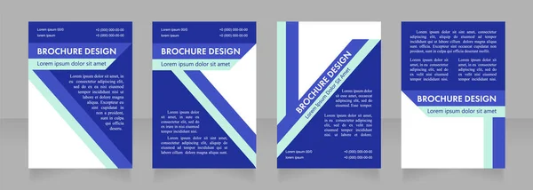 Teilen Von Unternehmensinformationen Leeres Broschüren Layout Design Vertikale Plakatvorlage Mit — Stockvektor